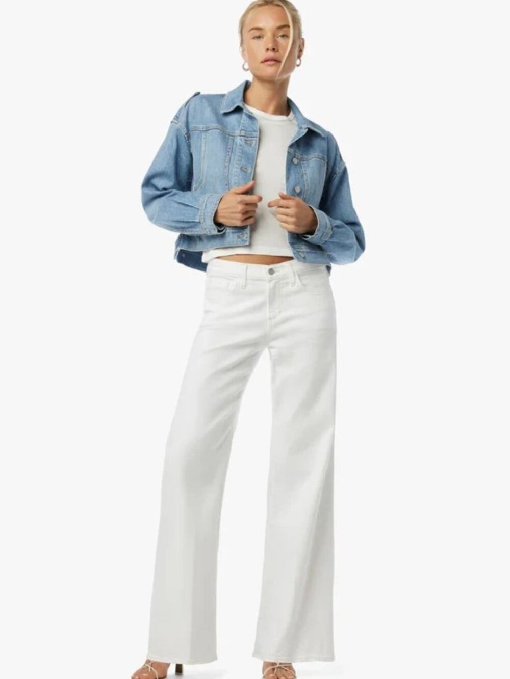 NWT Joe’s Jeans Lou Lou Low-Rise Wide-Leg Jeans - Picture 2 of 4